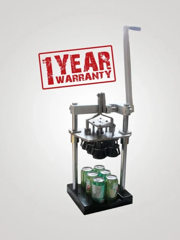 6 pack manual ringing machine
