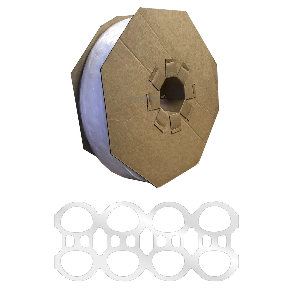 8 pack machine rings on a roll