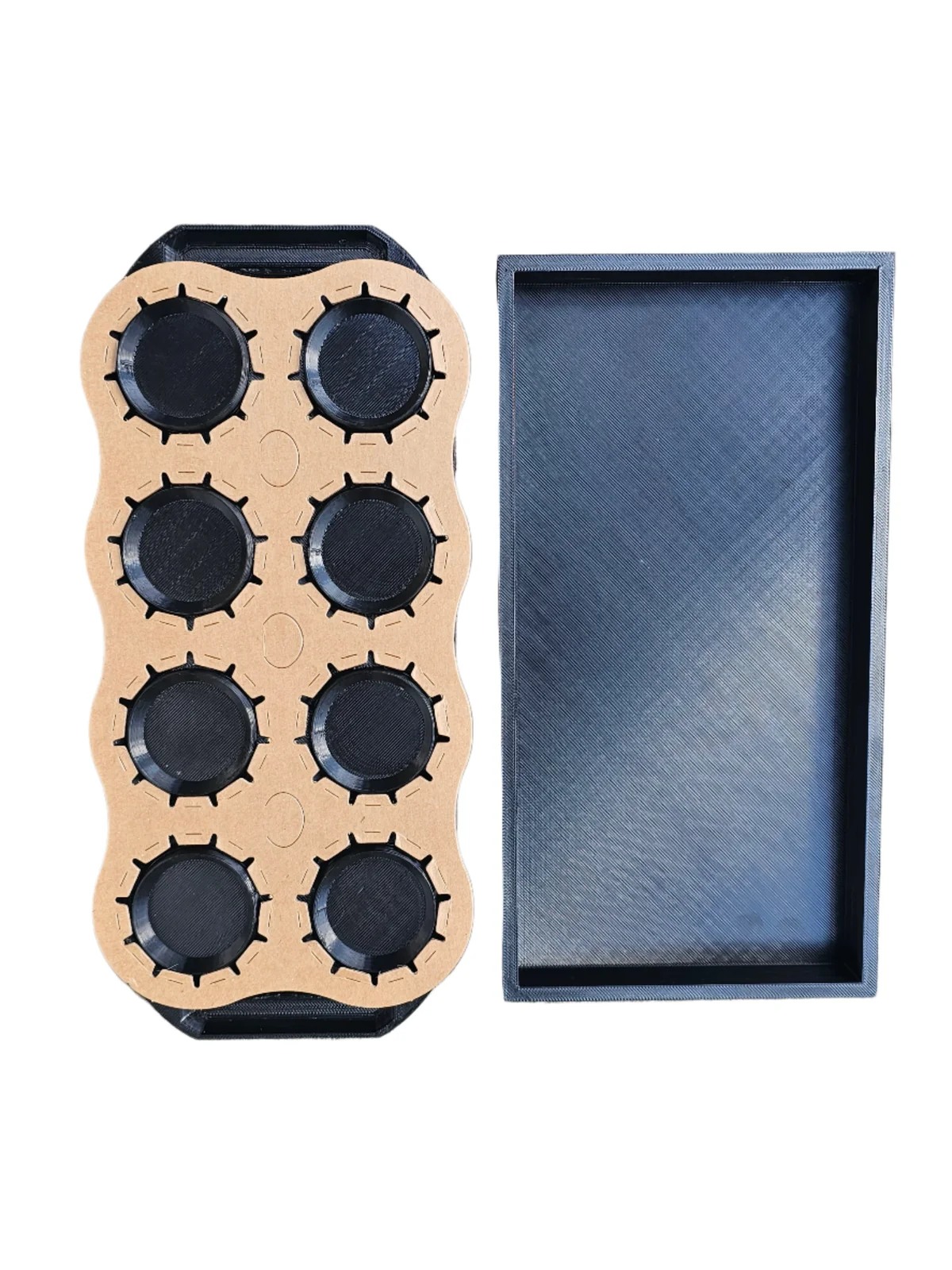 Hand press for cardboard rings